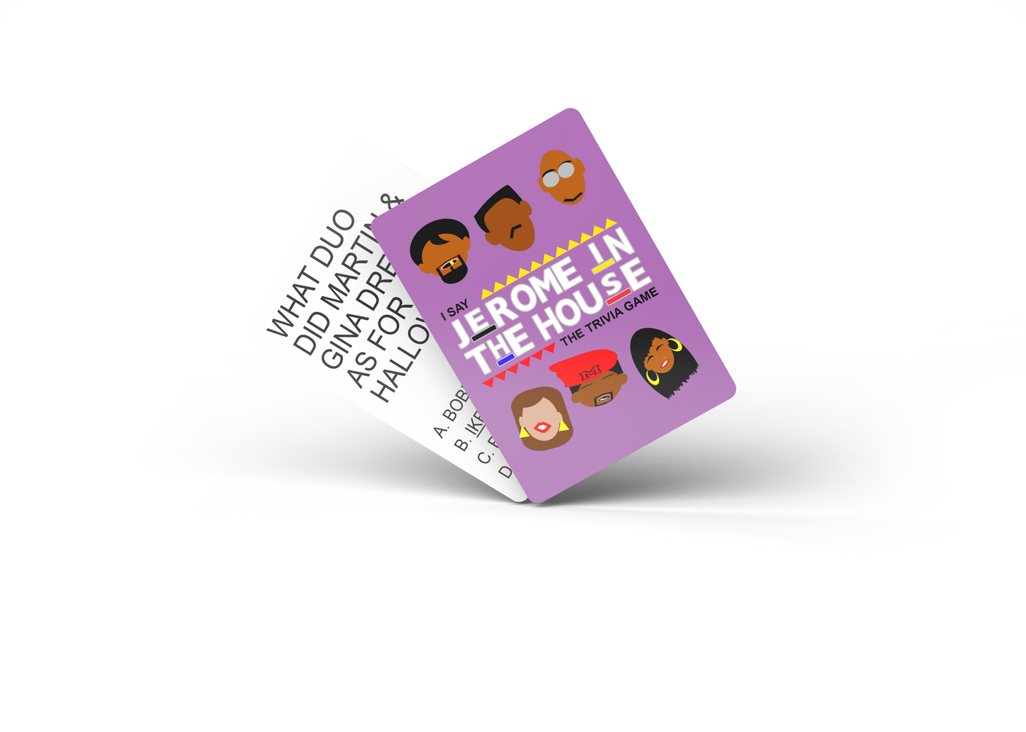 Jerome In The House - Martin Trivia Game Cards