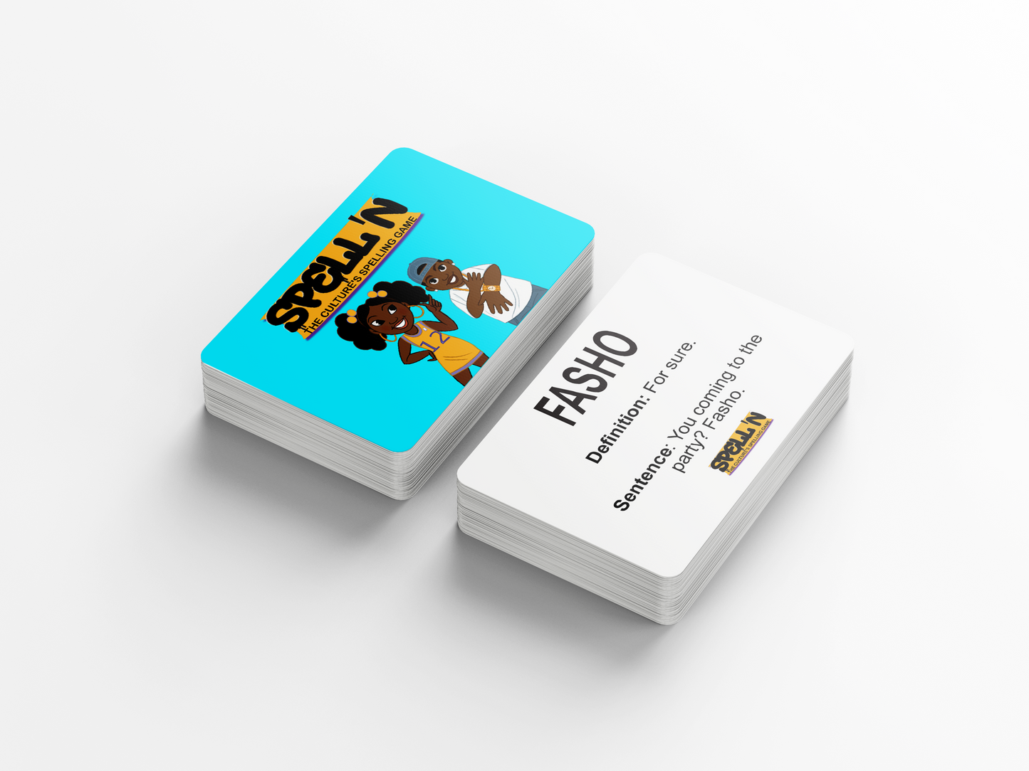 Spell'n - The Culture's Spelling Game Family Black Culture Card Game For Everyone