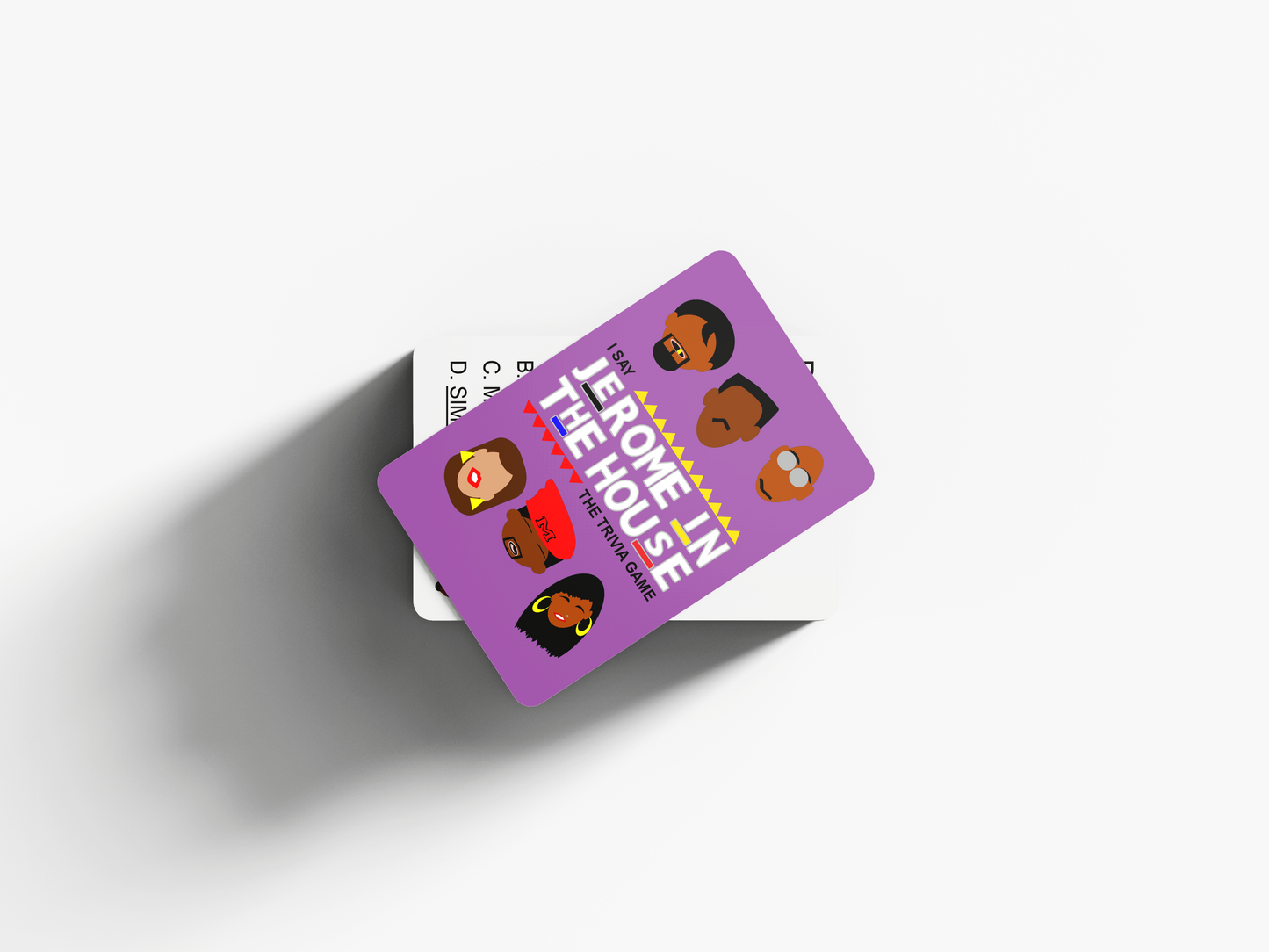 Jerome In The House - Martin Trivia Game Cards