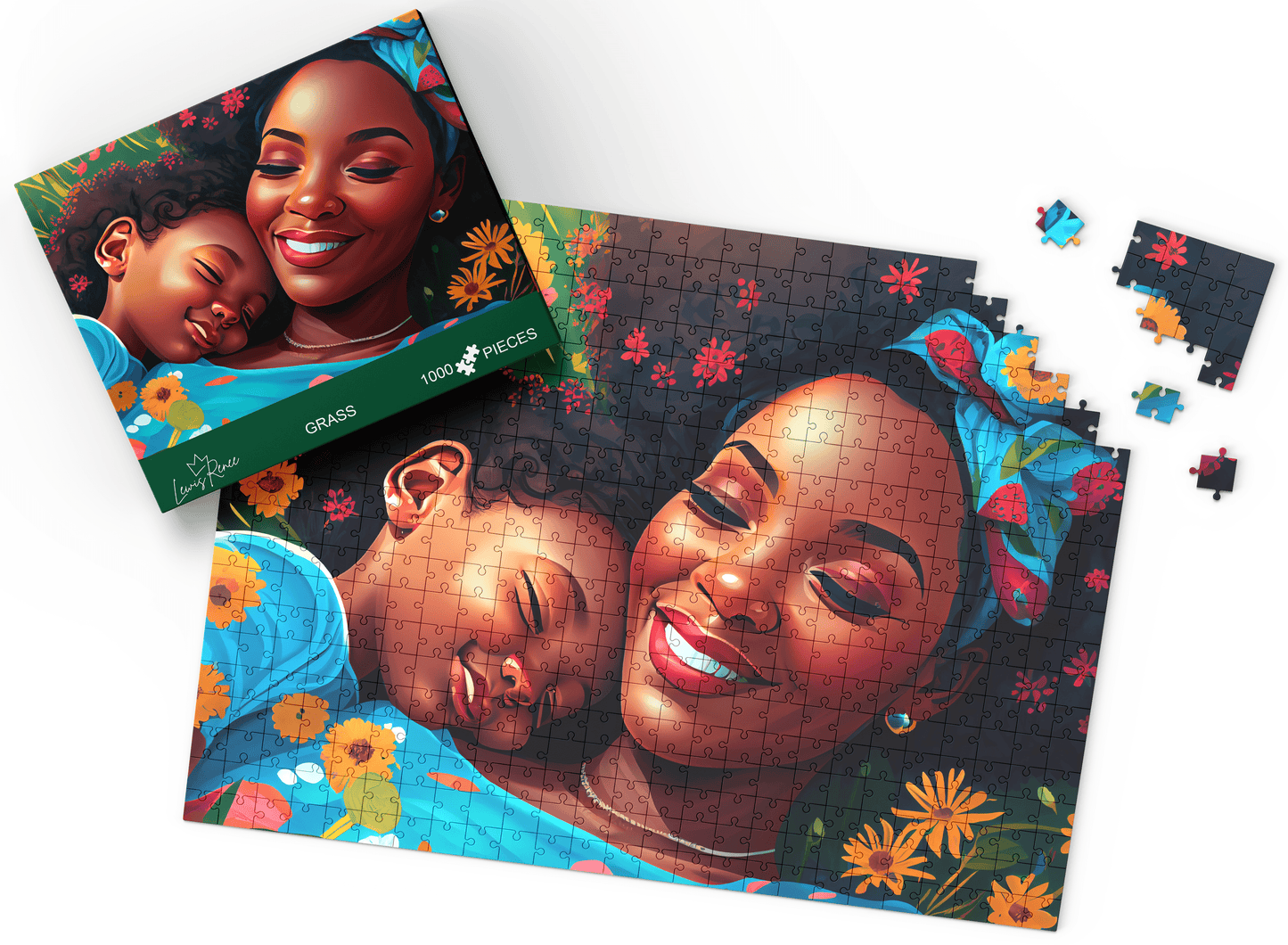 Black Art Jigsaw Puzzles: African American Heritage, 1000-Piece Adventure (Grass)