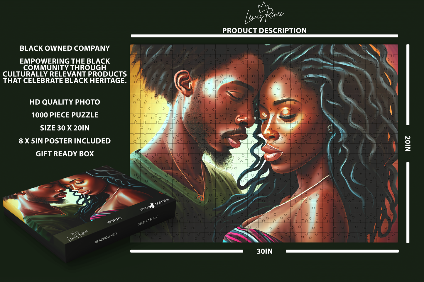 African American Art Jigsaw Puzzles: Engaging & Relaxing Black Expressions (Sorry)