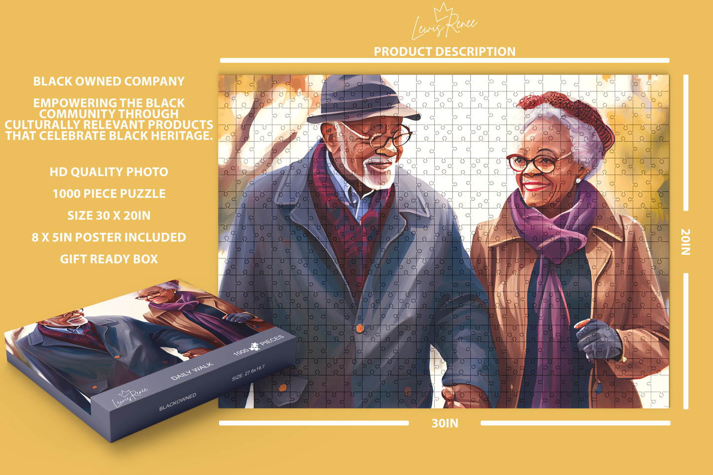 African American Puzzles: Discover Vibrant Black Art, Relaxing & Challenging Brain Teasers (Daily Walk)