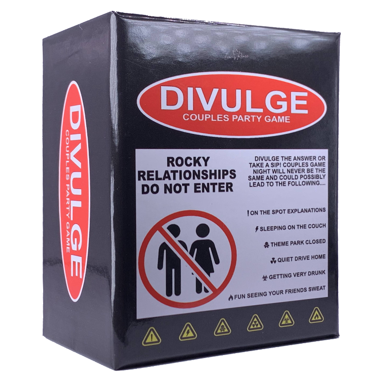 Divulge - Couples Party Drinking Card Game
