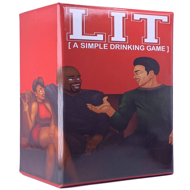 LIT - A Simple Drinking Card Game Adult Game For Game Night