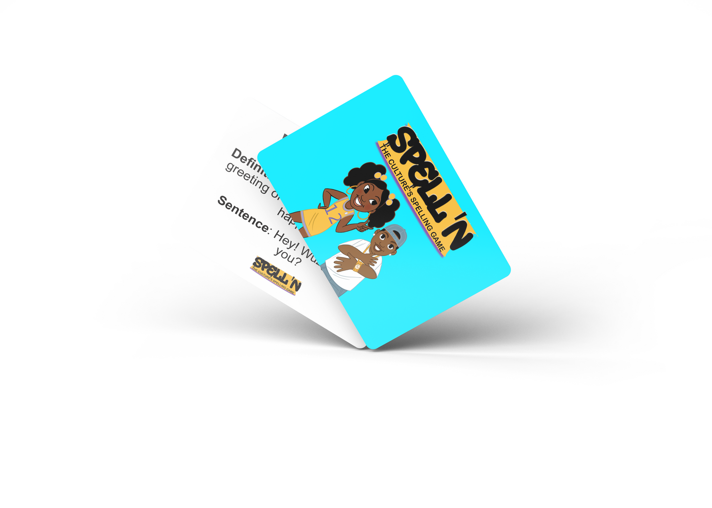Spell'n - The Culture's Spelling Game Family Black Culture Card Game For Everyone
