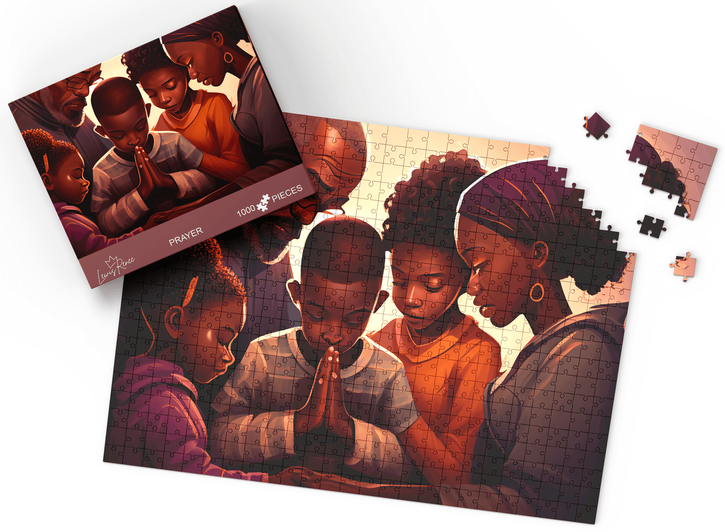 Stimulate Your Brain with LewisRenee's Black African American Puzzles (Prayer)