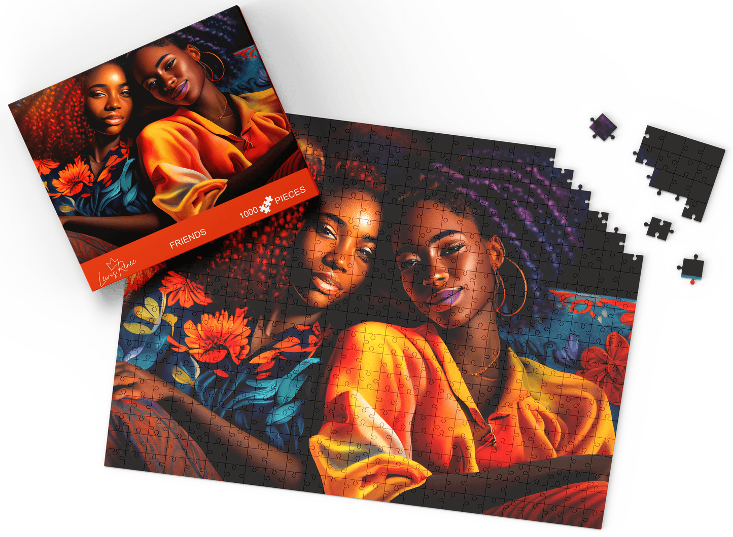 Embrace African American Excellence: 1000 Piece Black Puzzle (Friends)