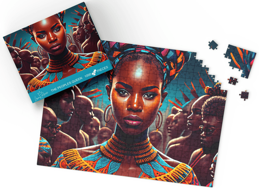 Journey into African Art & History: LewisRenee 1000 Piece Puzzle (The Peoples Queen)