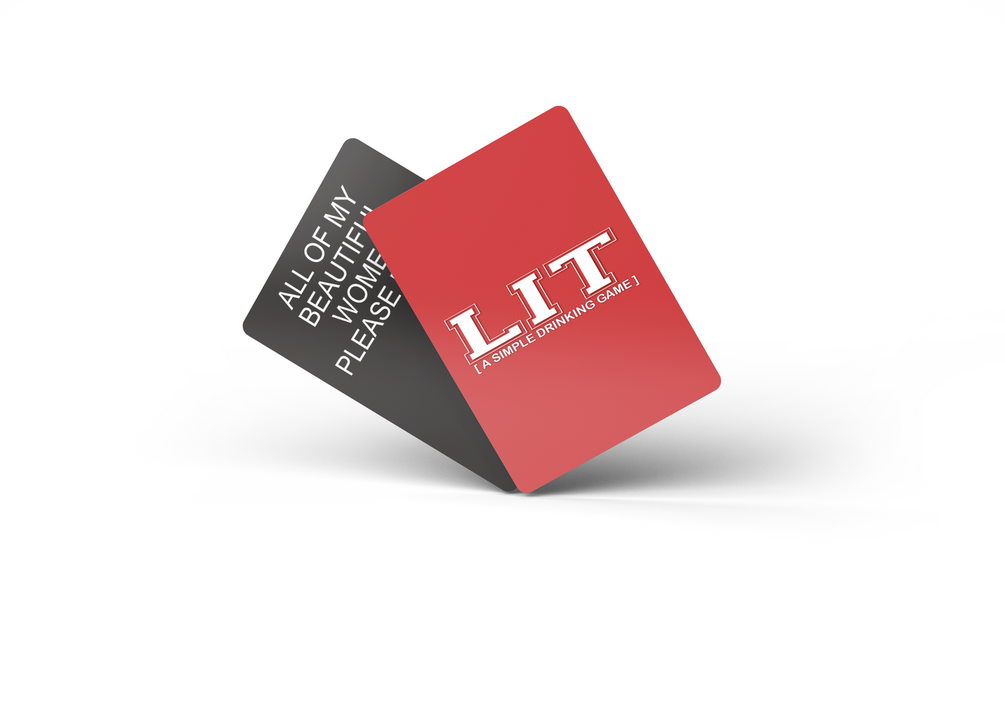 LIT - A Simple Drinking Card Game Adult Game For Game Night