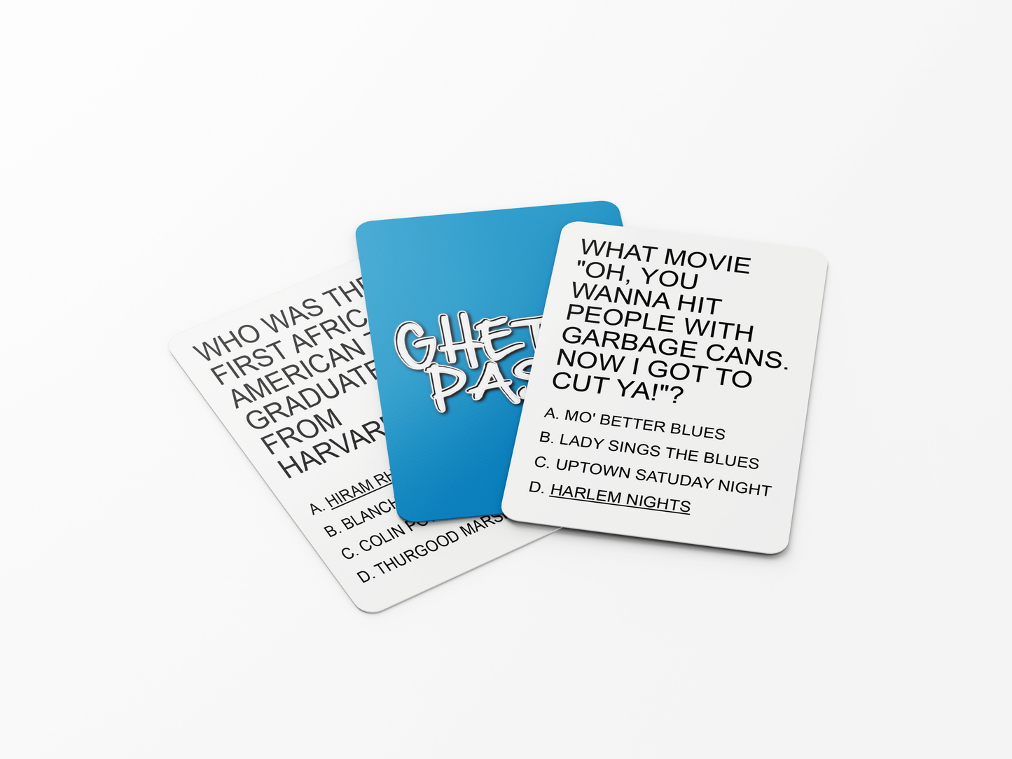 Ghetto Pass - Urban Trivia Game